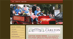 Desktop Screenshot of cityofcarlton.com