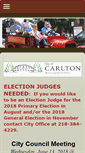 Mobile Screenshot of cityofcarlton.com